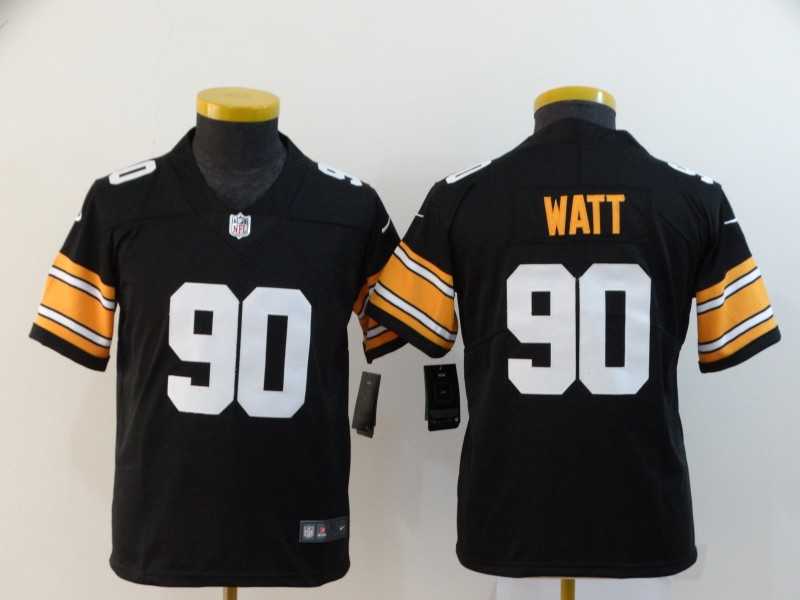 Youth Nike Steelers 90 T.J. Watt Black Alternate Vapor Untouchable Limited Jersey,We sell and wholesale Youth Nike Steelers 90 T.J. Watt Black Alternate Vapor Untouchable Limited Jersey on line form chian!